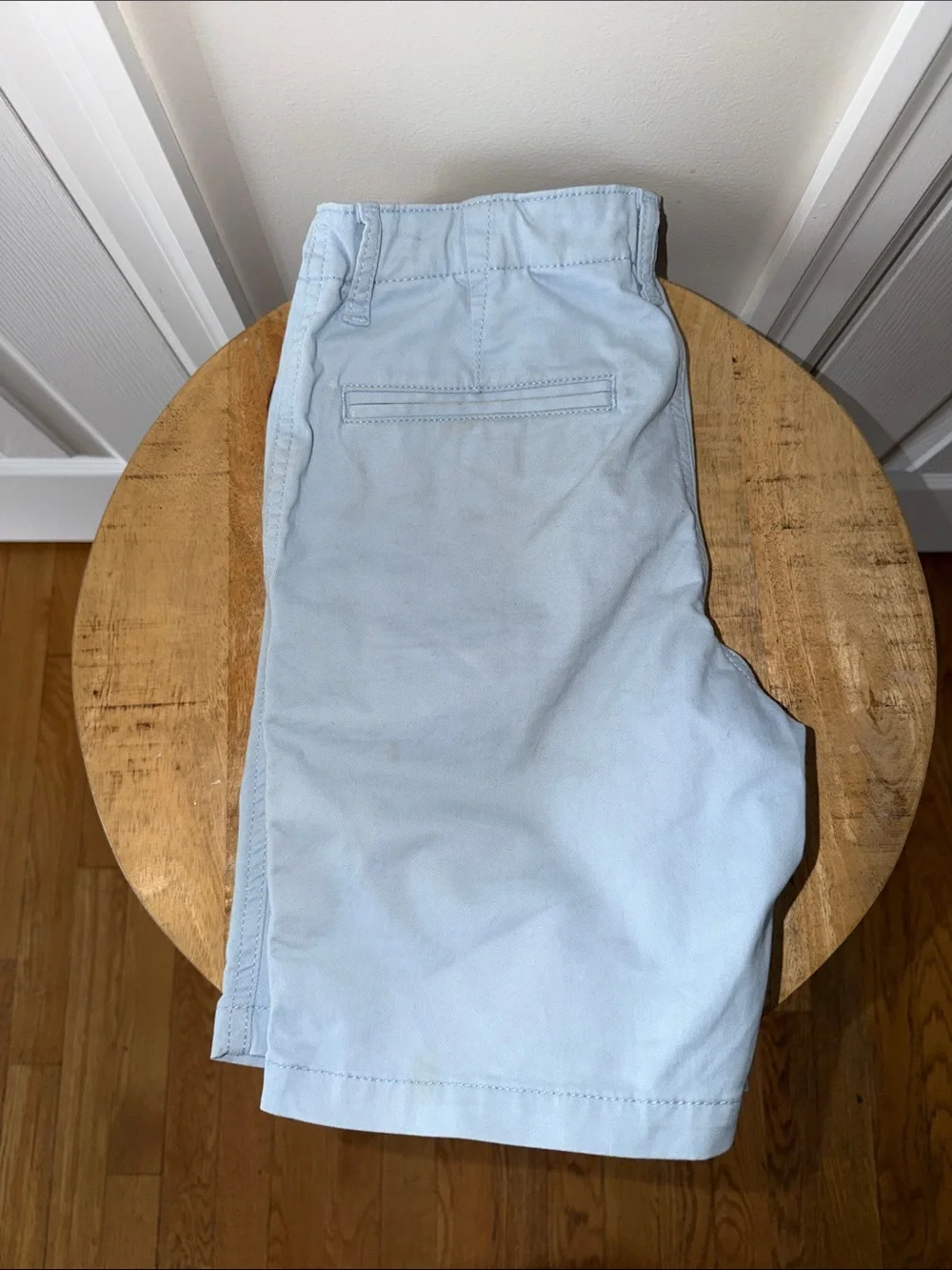 Boy’s Light Blue Cotton Chino Shorts